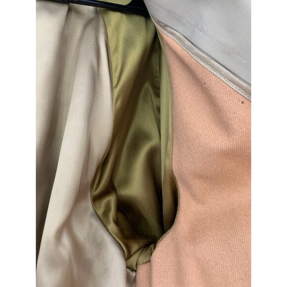 Vintage Botany 500 Trench Coat Men 46R Zip Out Lining Leather Hardware EUC 7000 - Picture 14 of 16